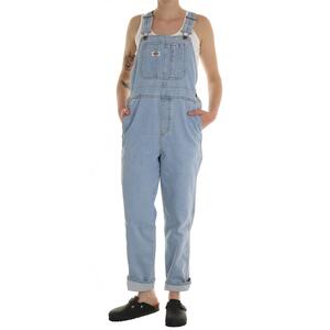 SALOPETTE DENIM BIB AZZURRO